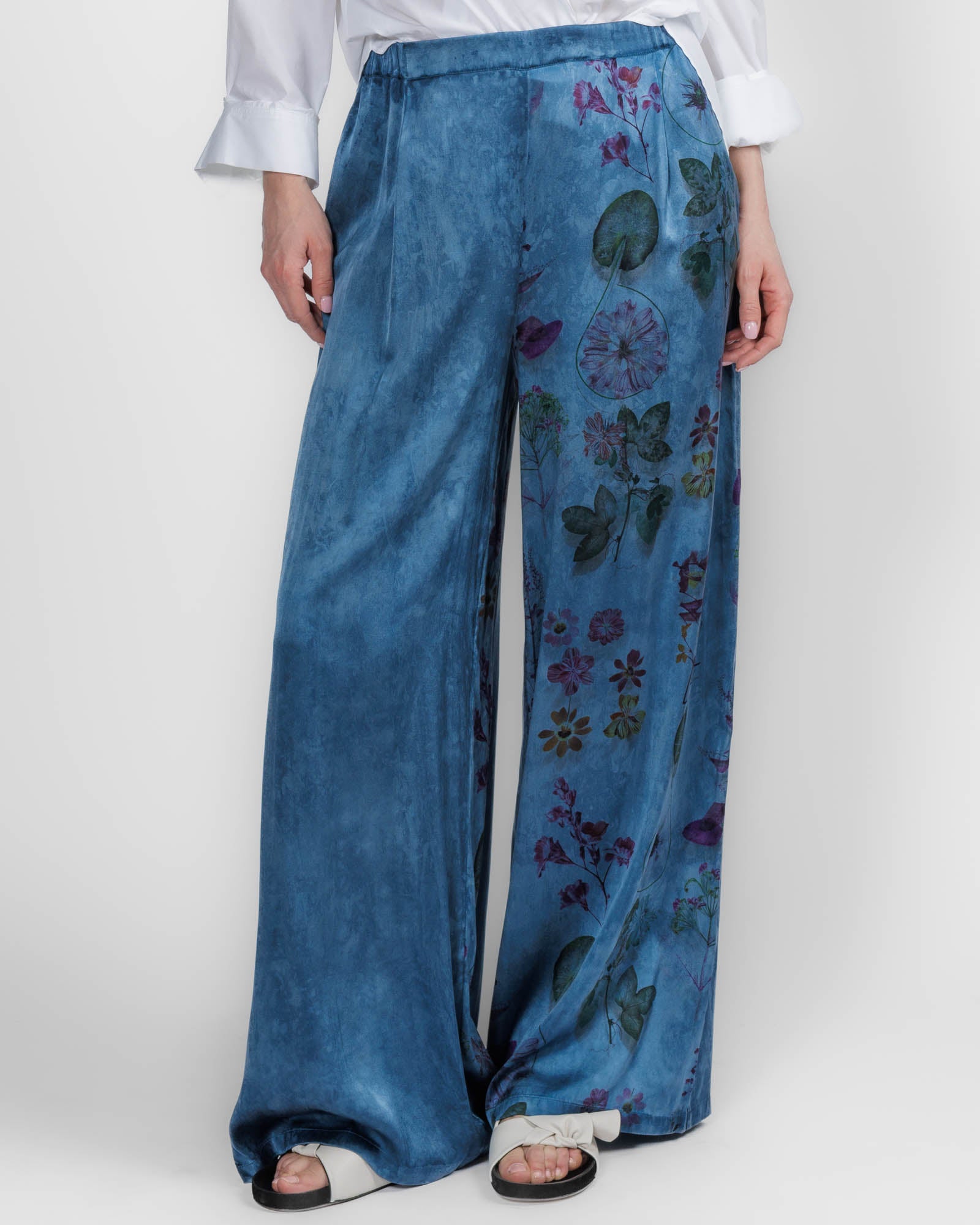 Patchwork Palazzo Pant