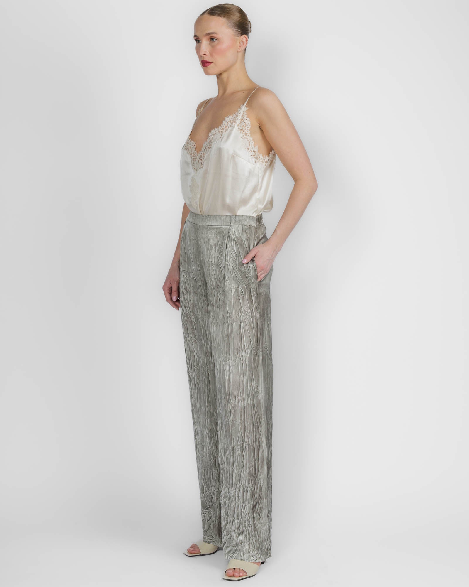 Crumpled Palazzo Pant