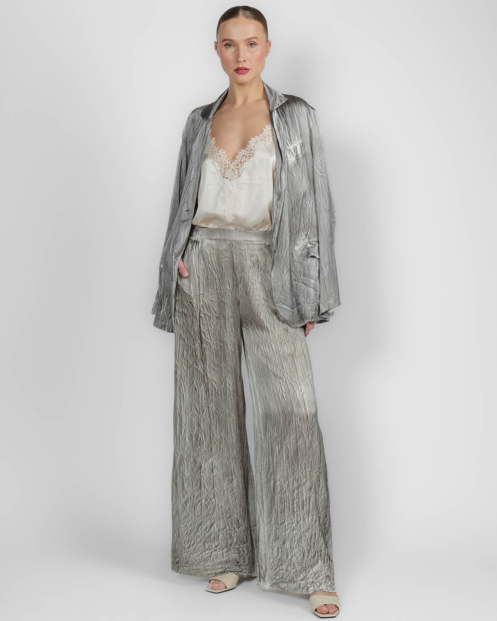 Crumpled Palazzo Pant