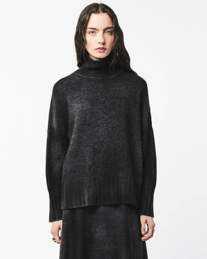 Paint High Neck Sweater