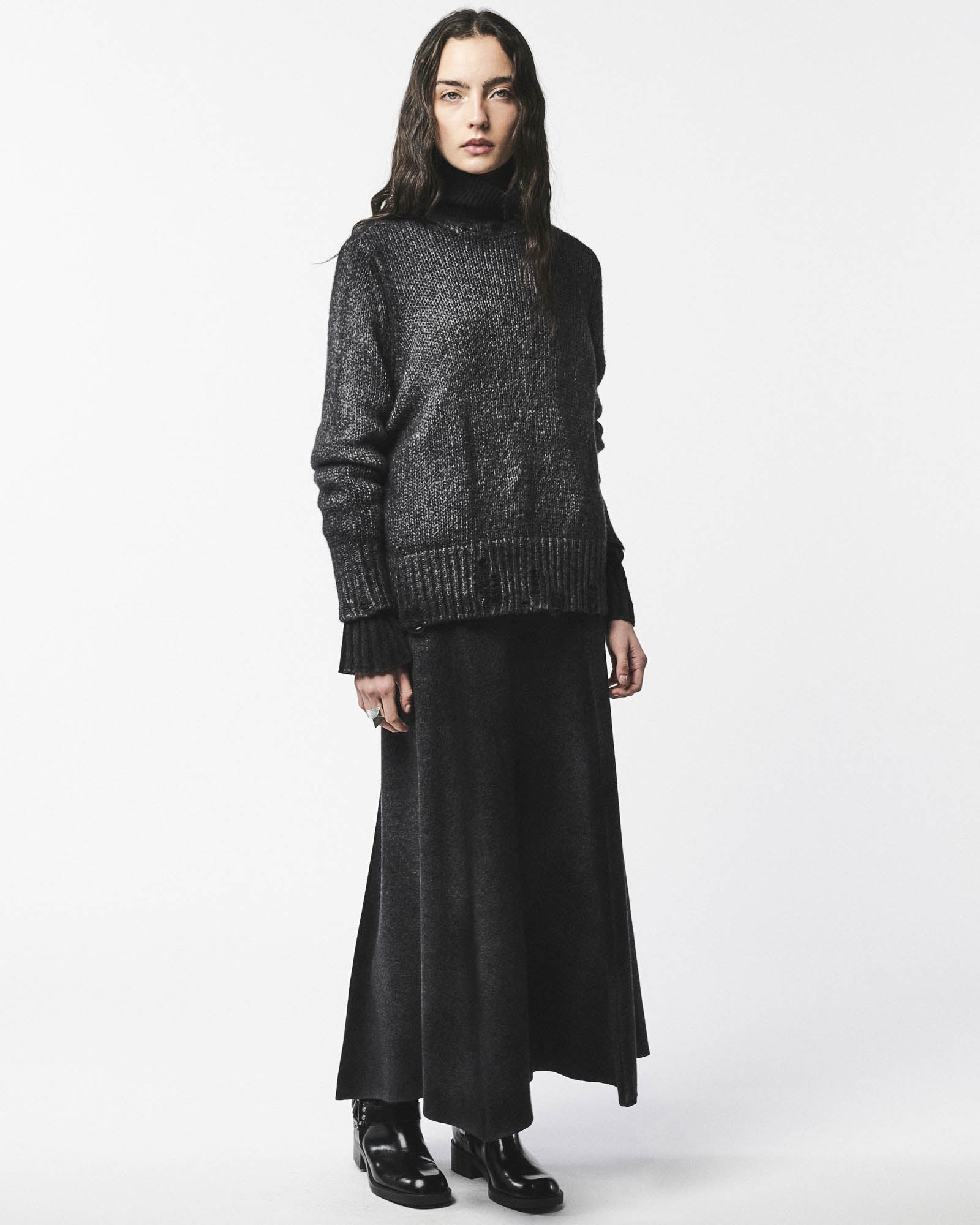Paint High Neck Sweater