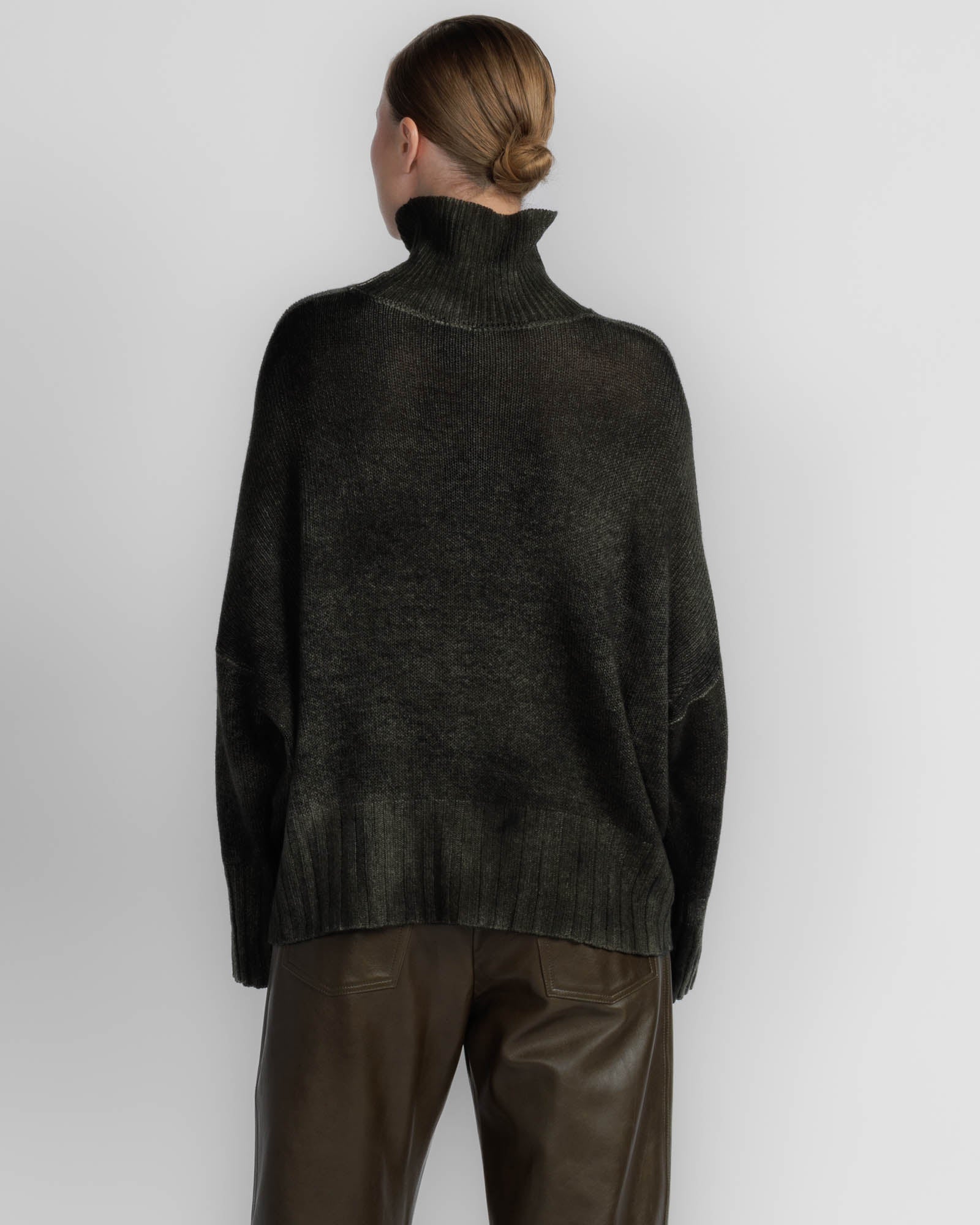 Paint High Neck Sweater