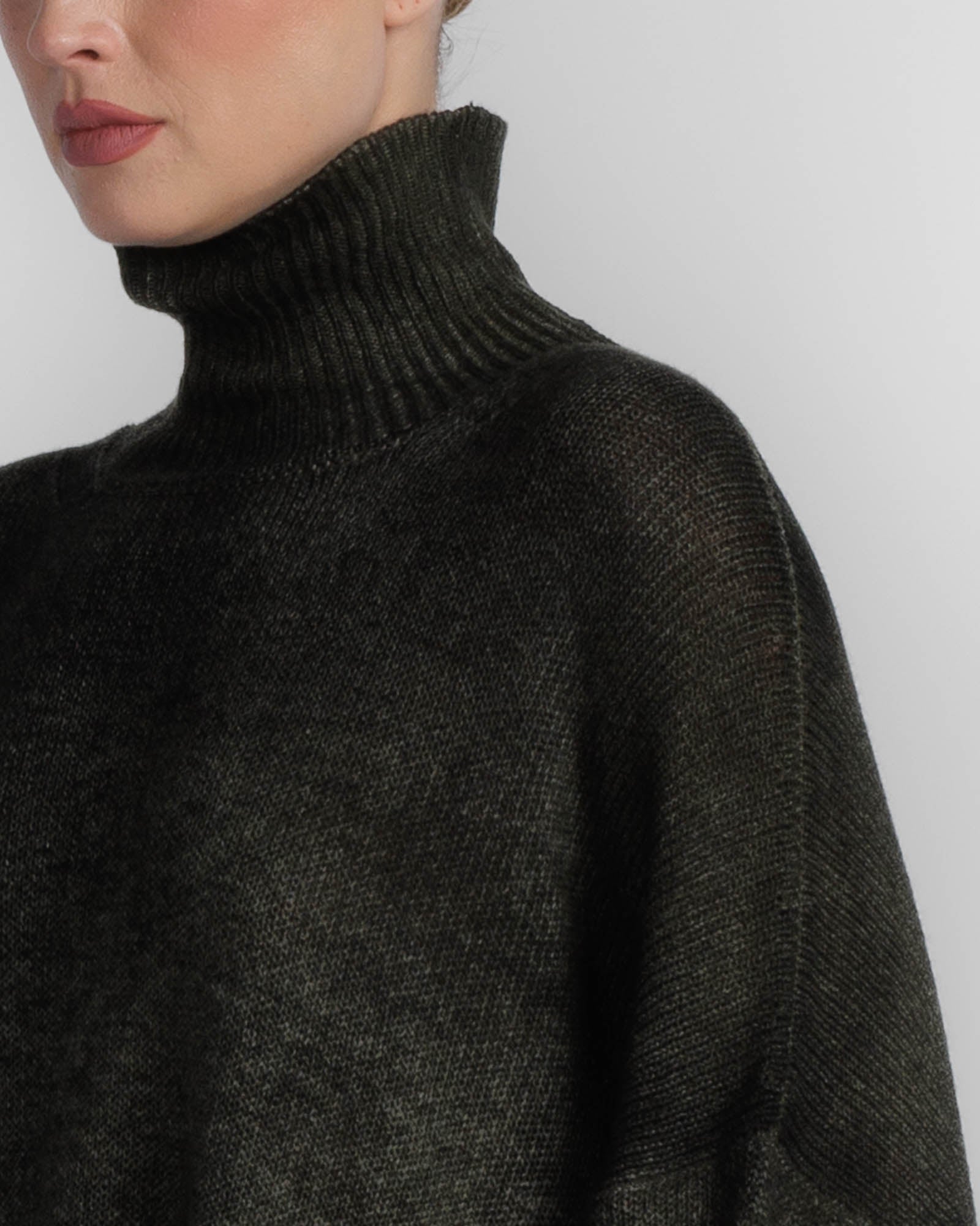 Paint High Neck Sweater