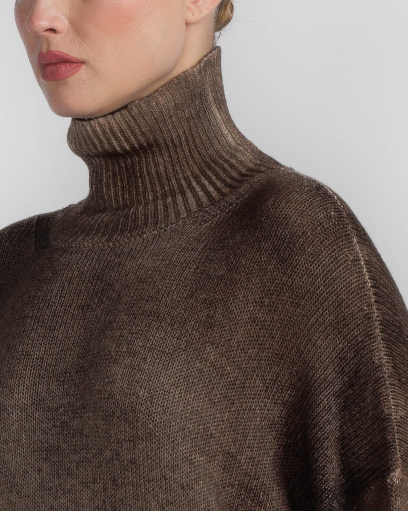 Paint High Neck Sweater