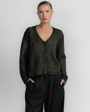 Paint V-Cardigan