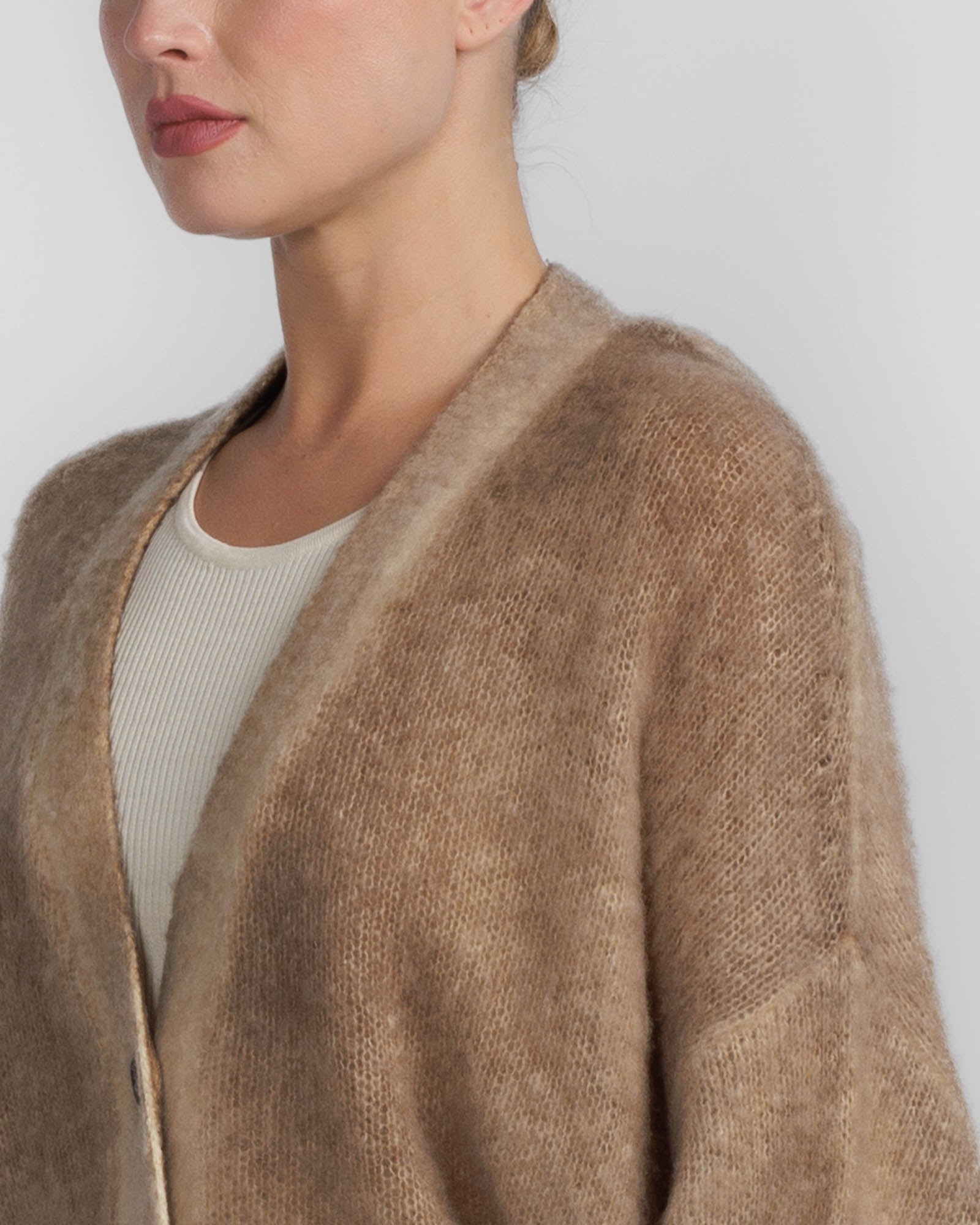 Paint V-Neck Cardigan