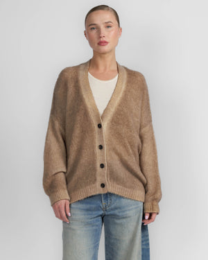 Paint V-Neck Cardigan