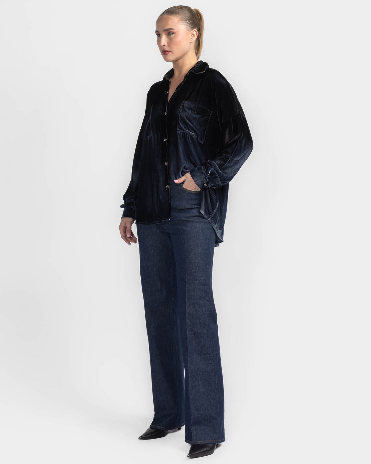 Velvet Pocket Shirt