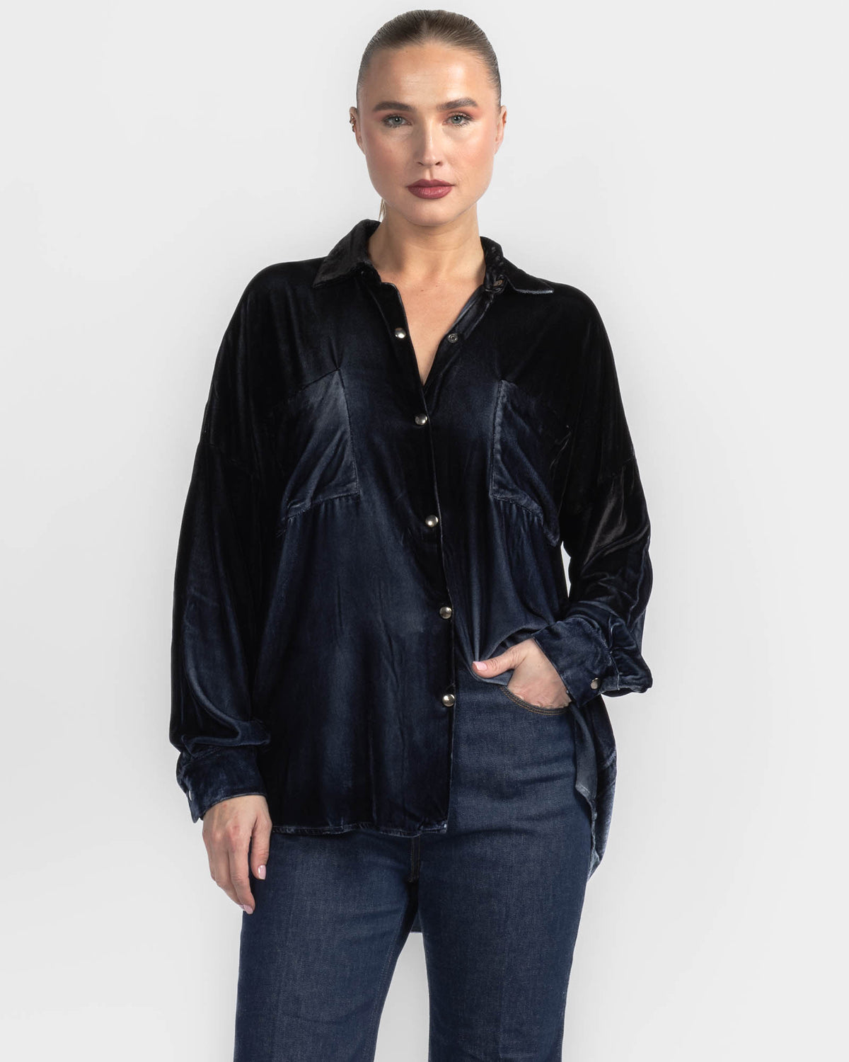 Velvet Pocket Shirt
