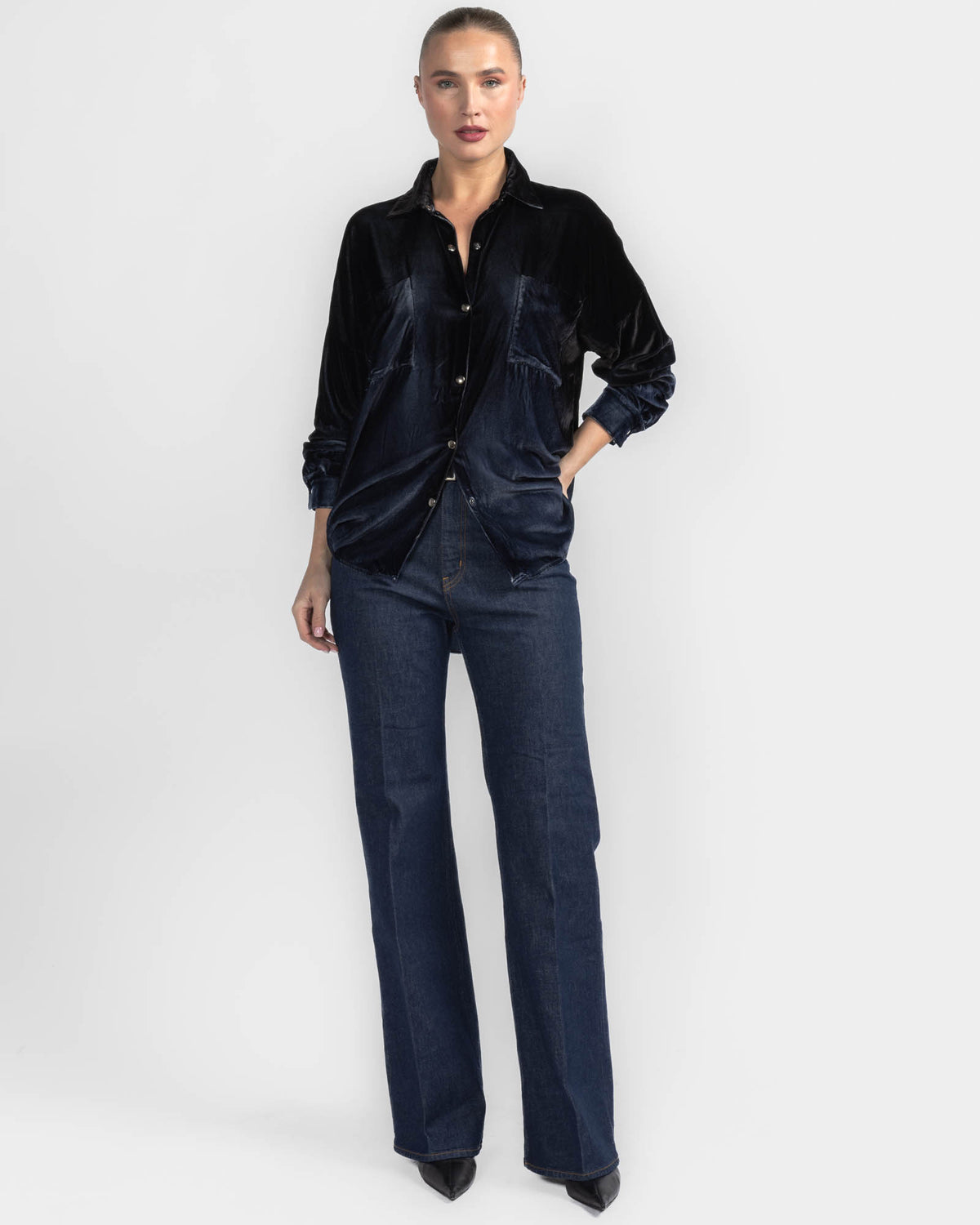 Velvet Pocket Shirt