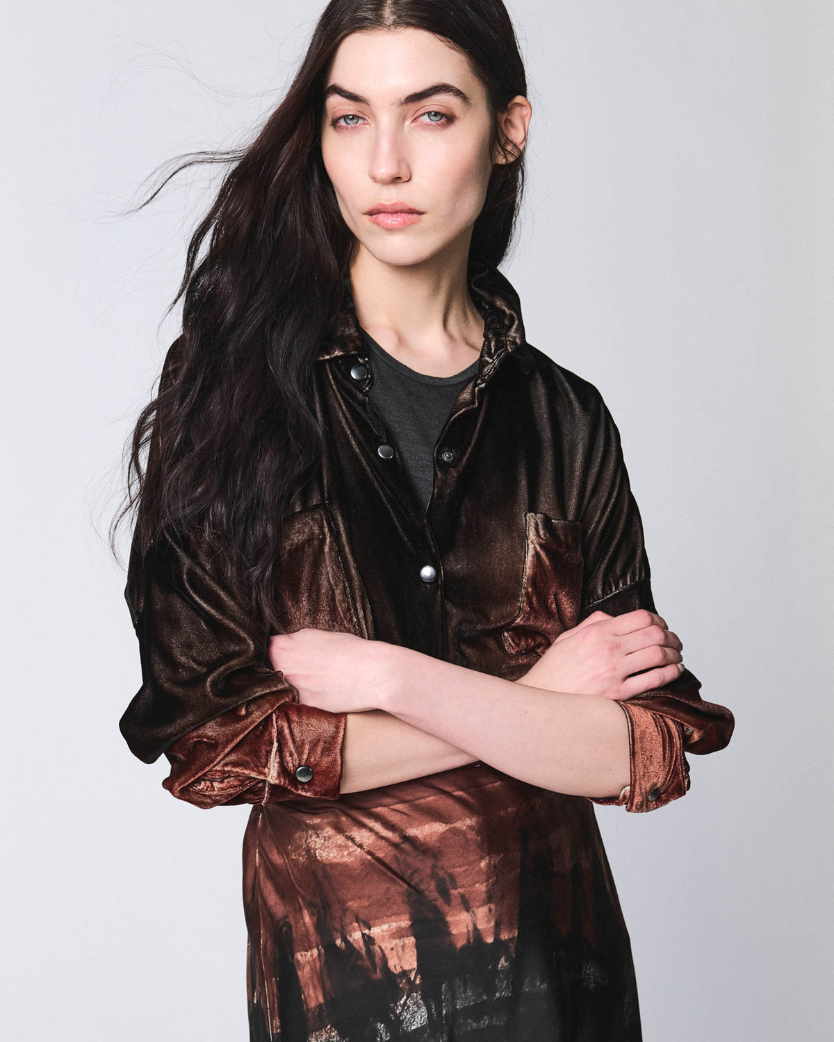 Velvet Pocket Shirt