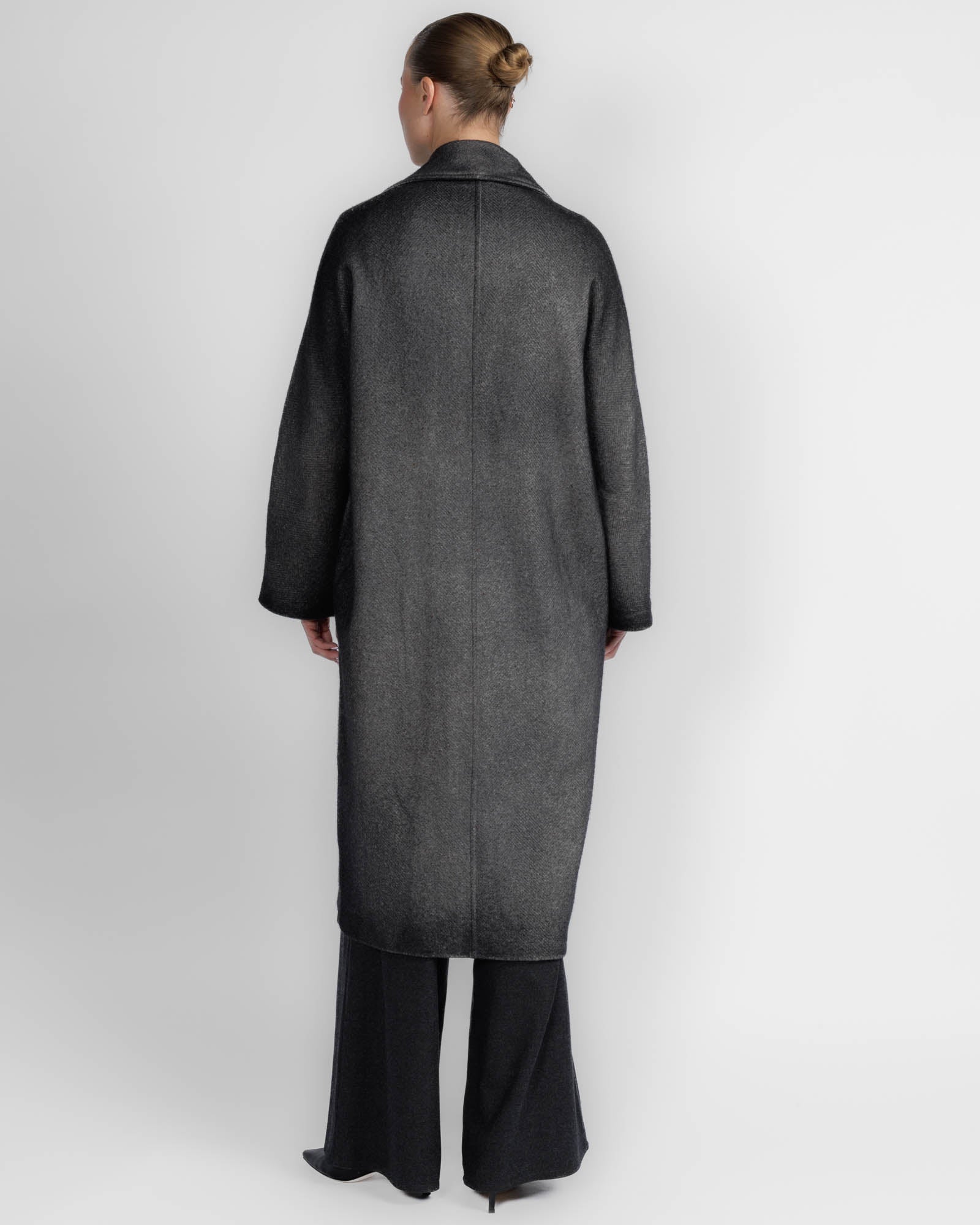 Herringbone Rever Coat