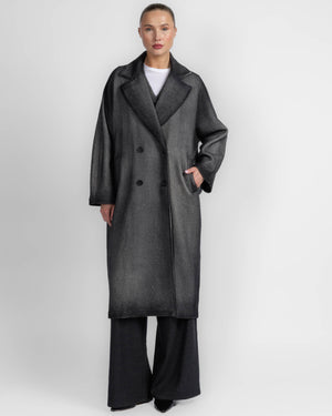 Herringbone Rever Coat