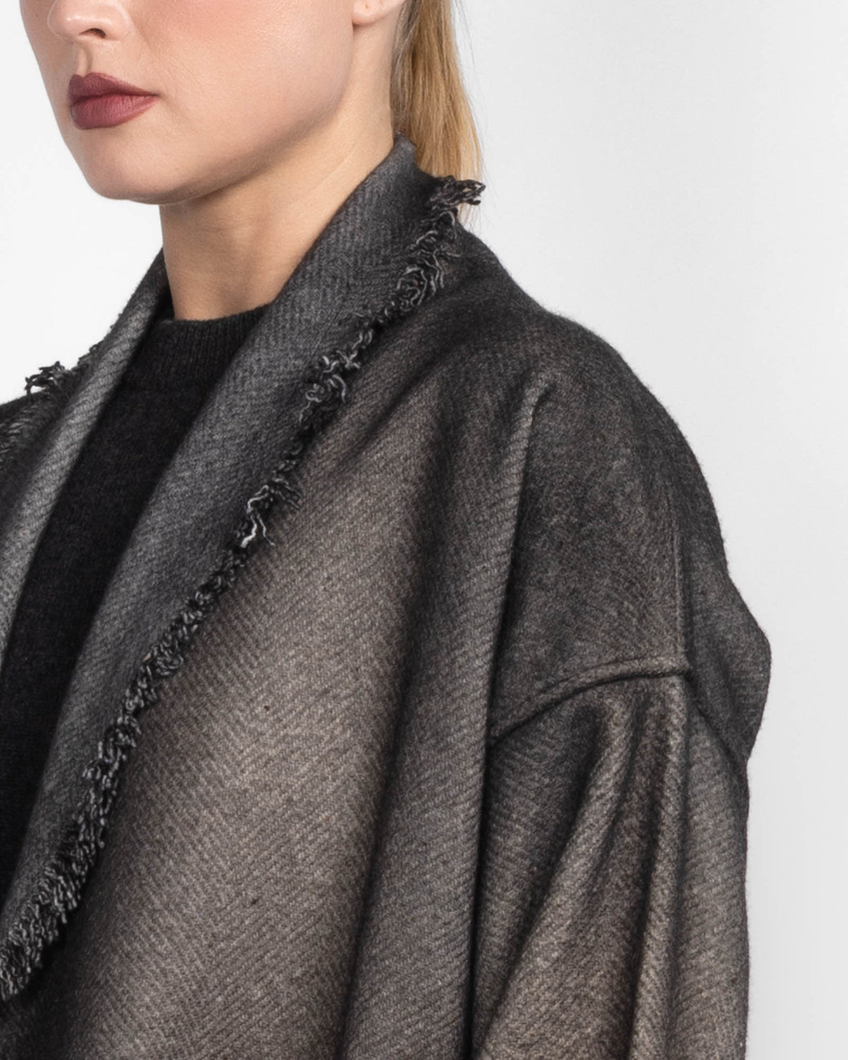Shawl Fringe Jacket