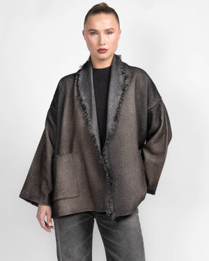 Shawl Fringe Jacket