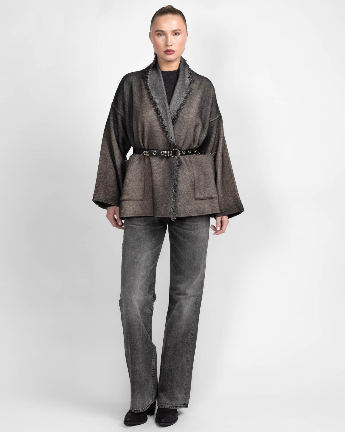 Shawl Fringe Jacket
