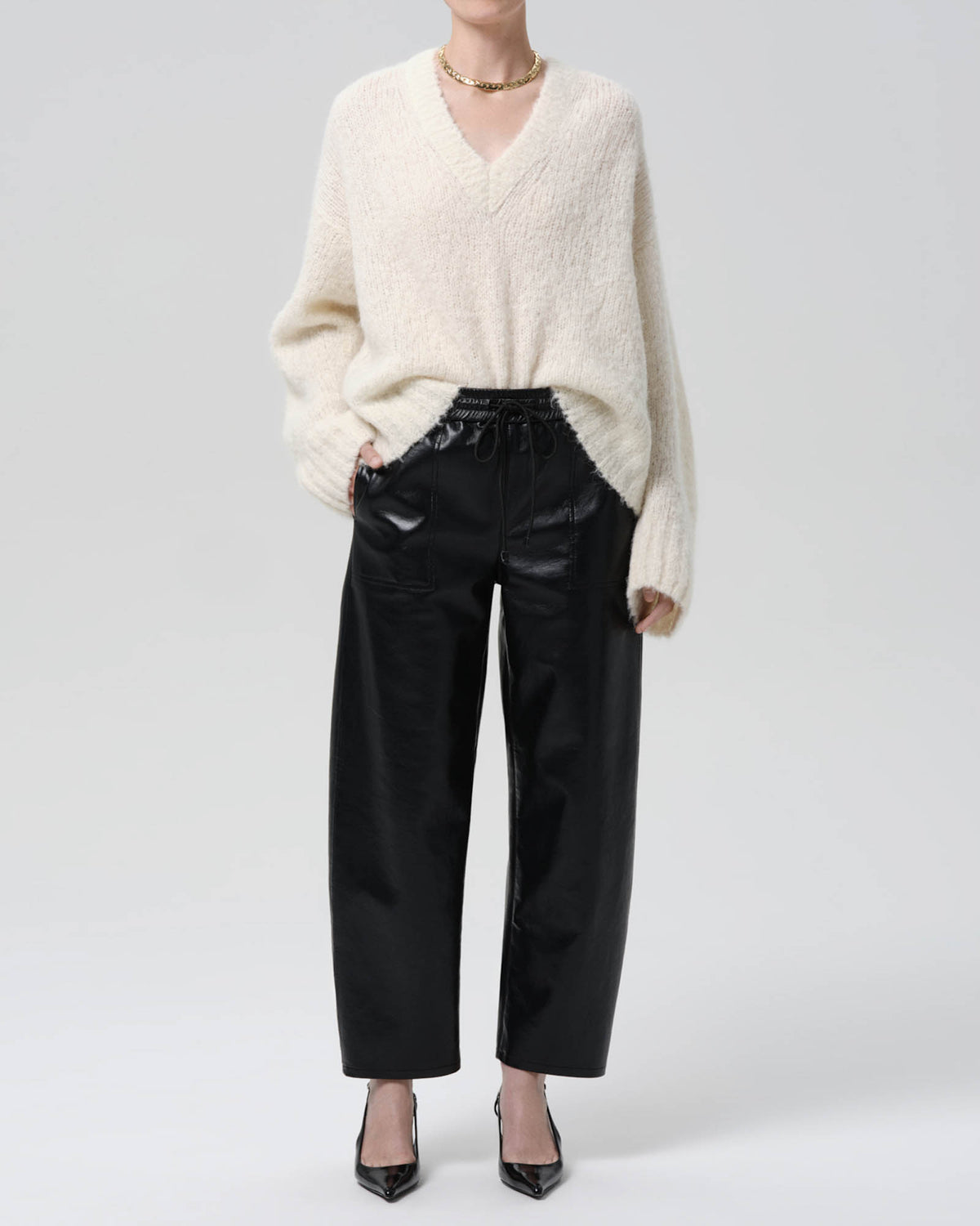 Rework Recycled Leather Pant