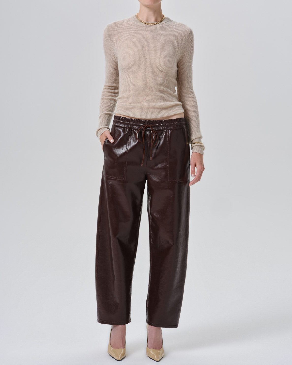 Rework Recycled Leather Pant