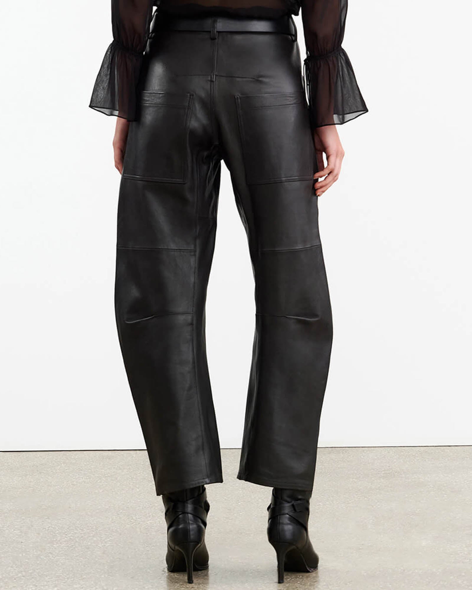Pantalon en cuir Shon