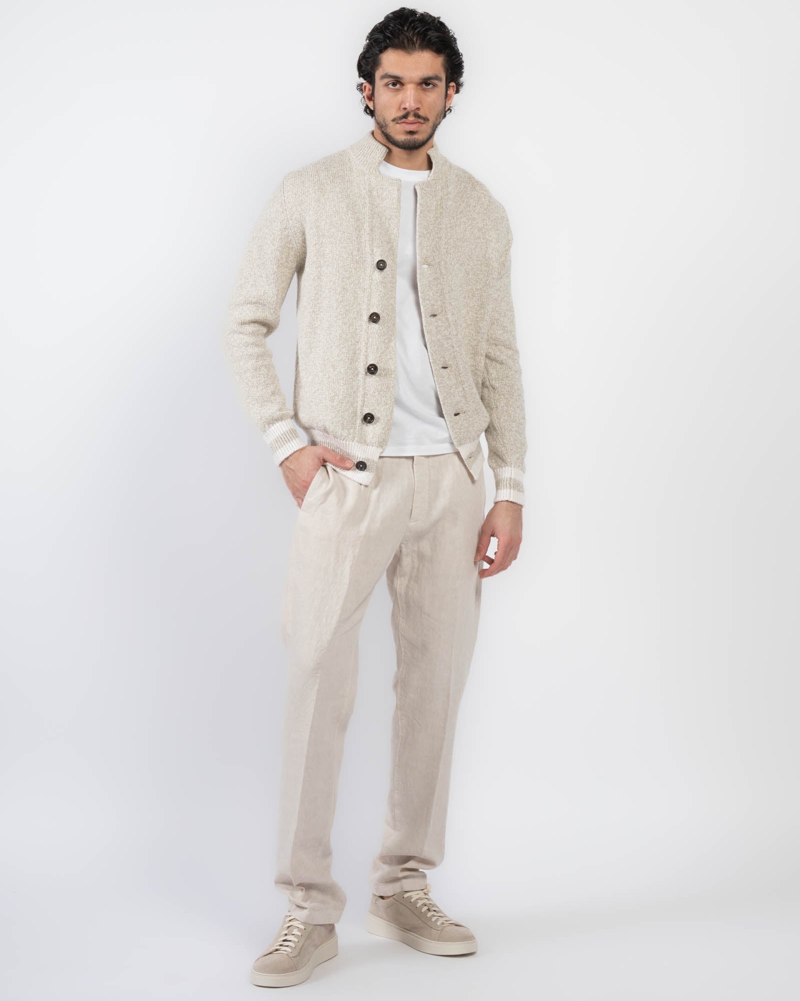 Button Cardigan Sweater