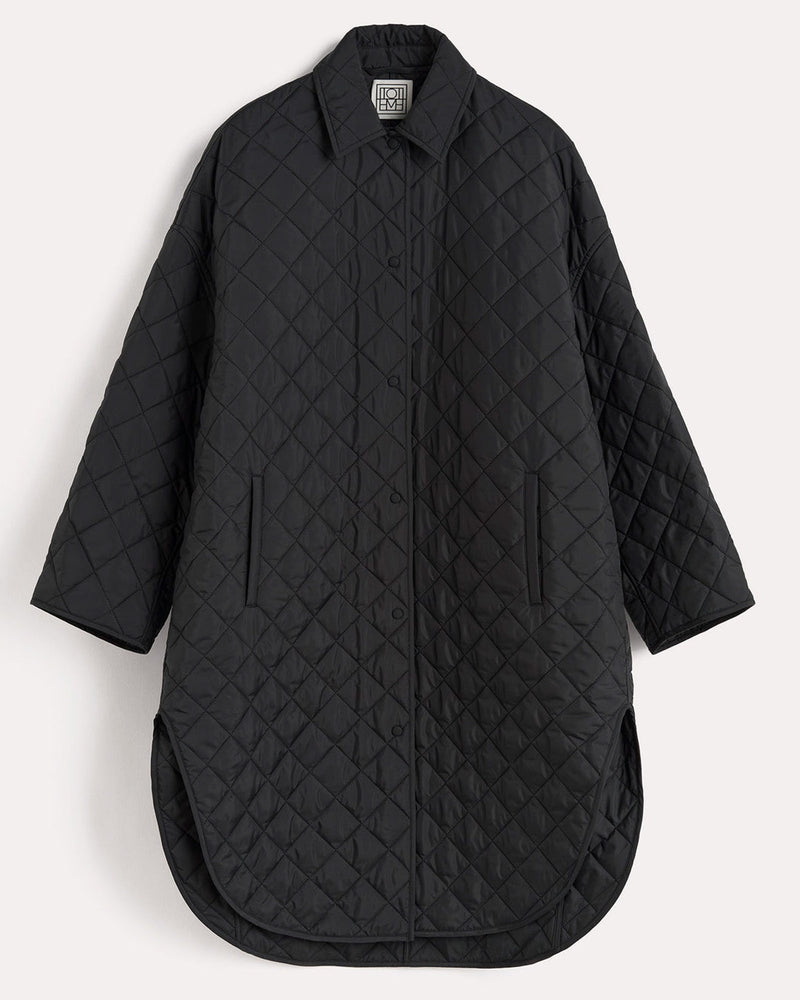 Quilted Cocoon Coat