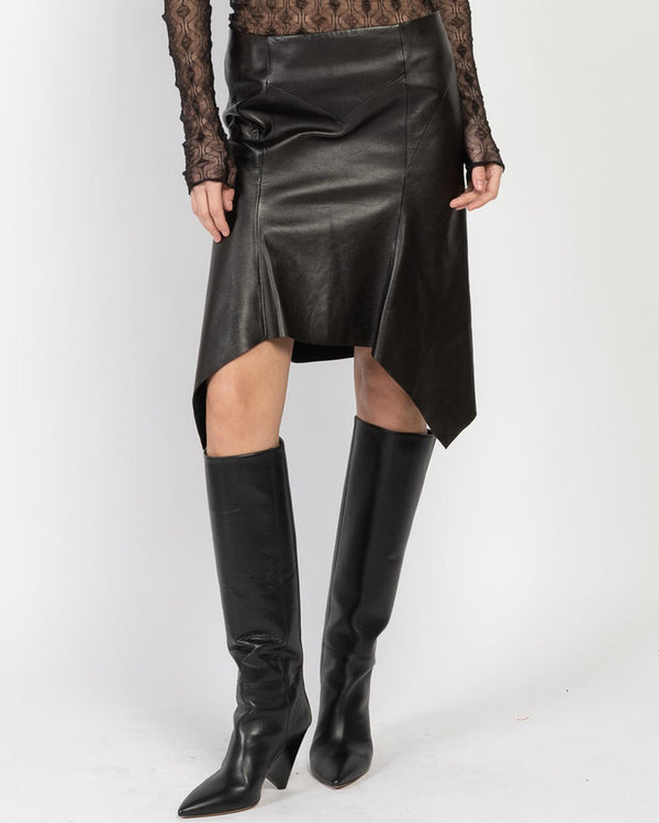 Jill Leather Skirt