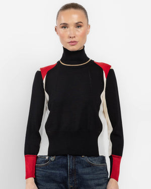 Nouveau haut à col roulé et manches longues