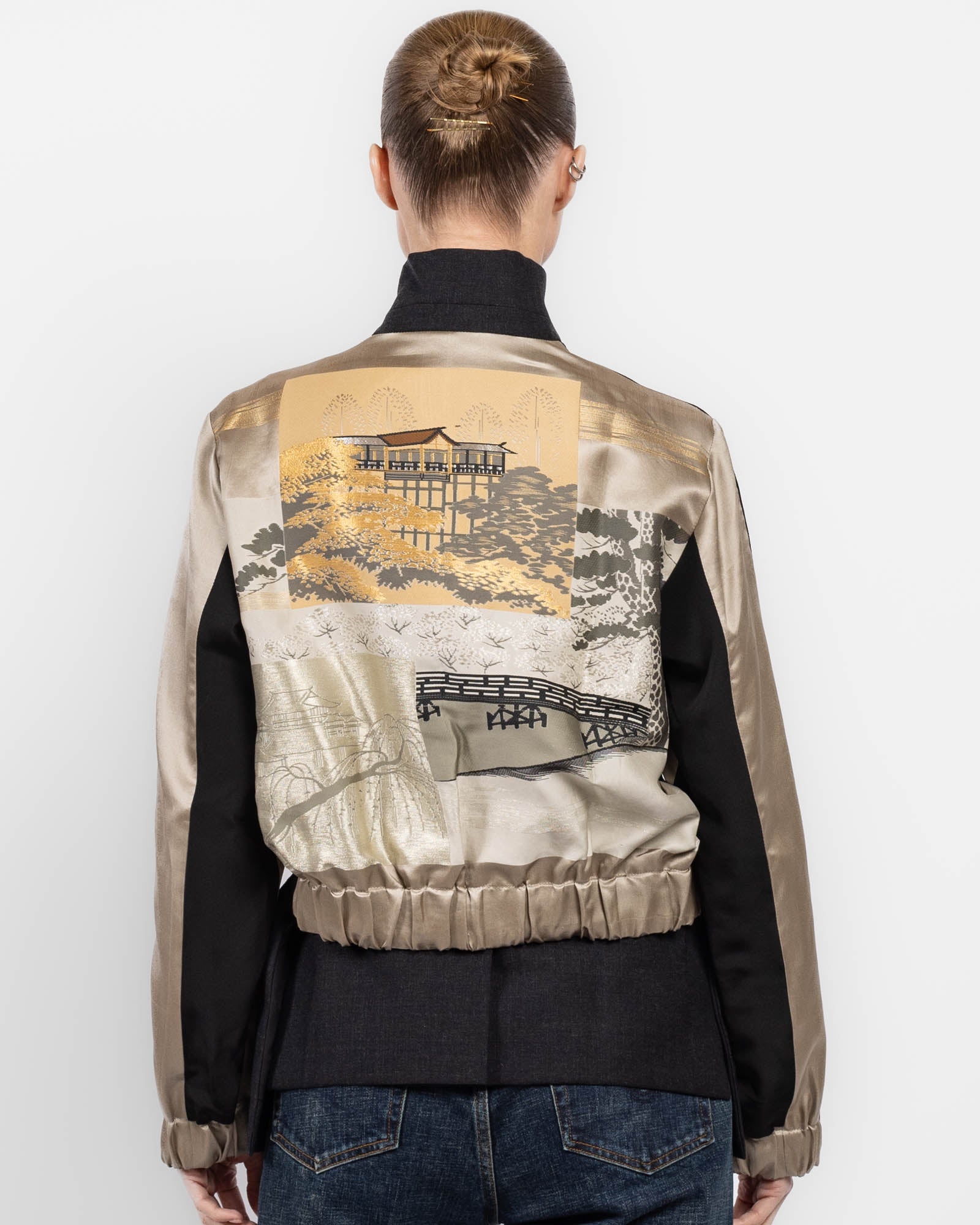 Blouson aviateur en laine