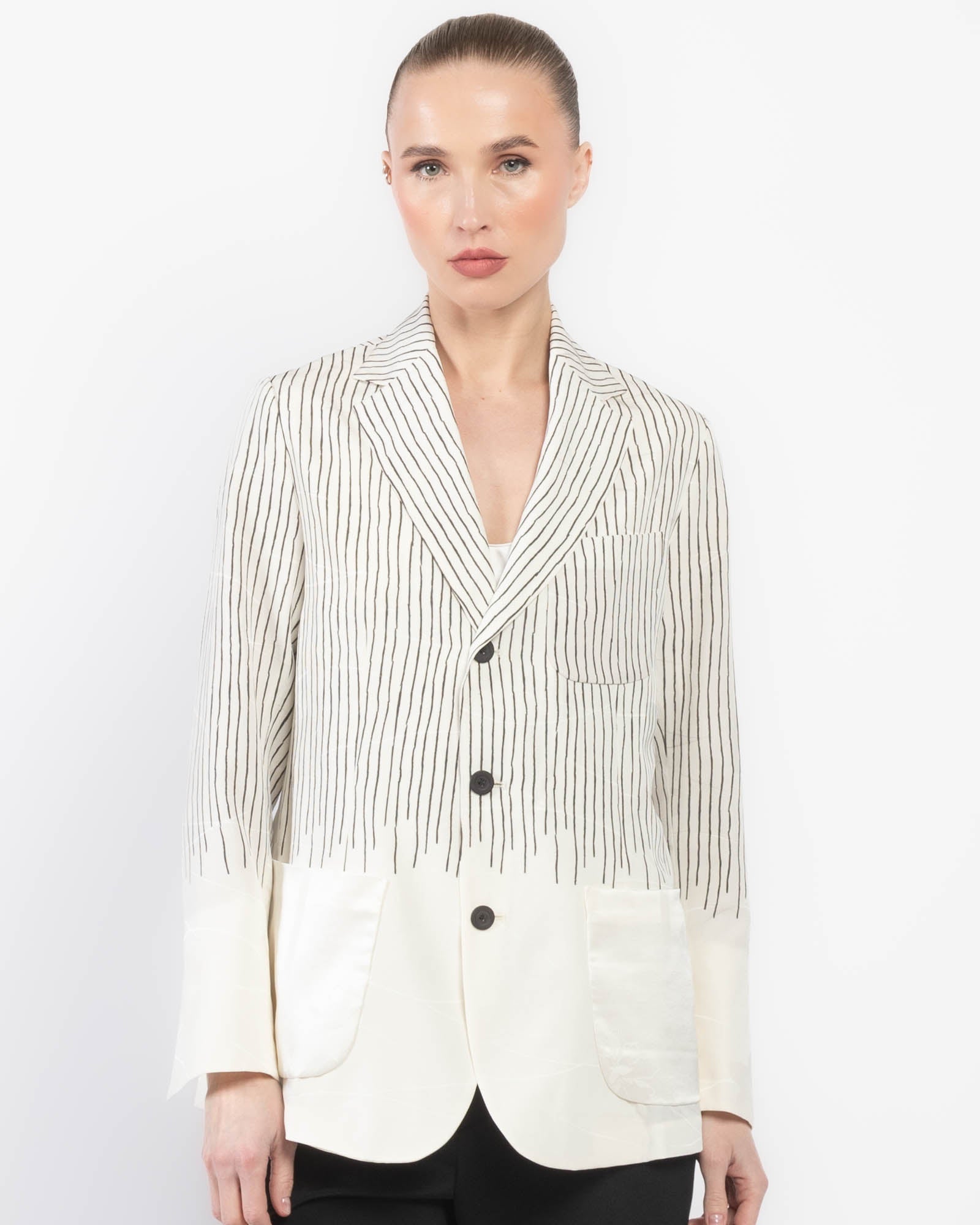 Floral Stripe Jacket