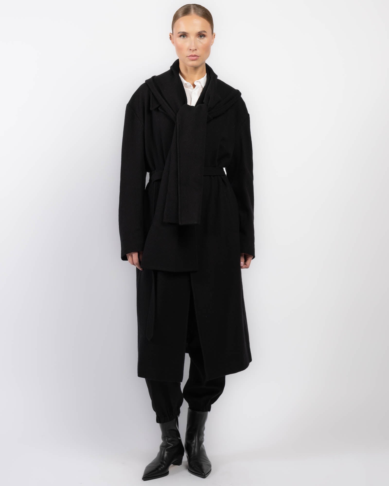 Veste écharpe à capuche U
