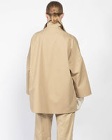 Cotton Twill Oversized Jacket