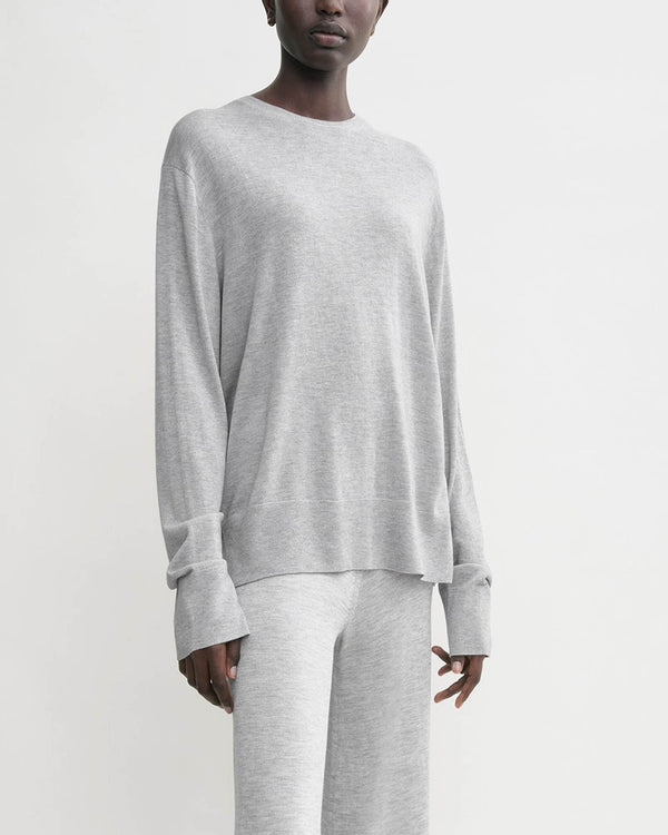 Crewneck Silk Cashmere Knit