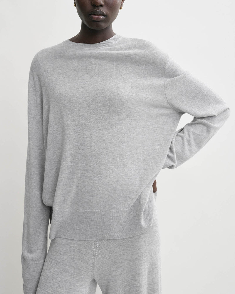 Crewneck Silk Cashmere Knit