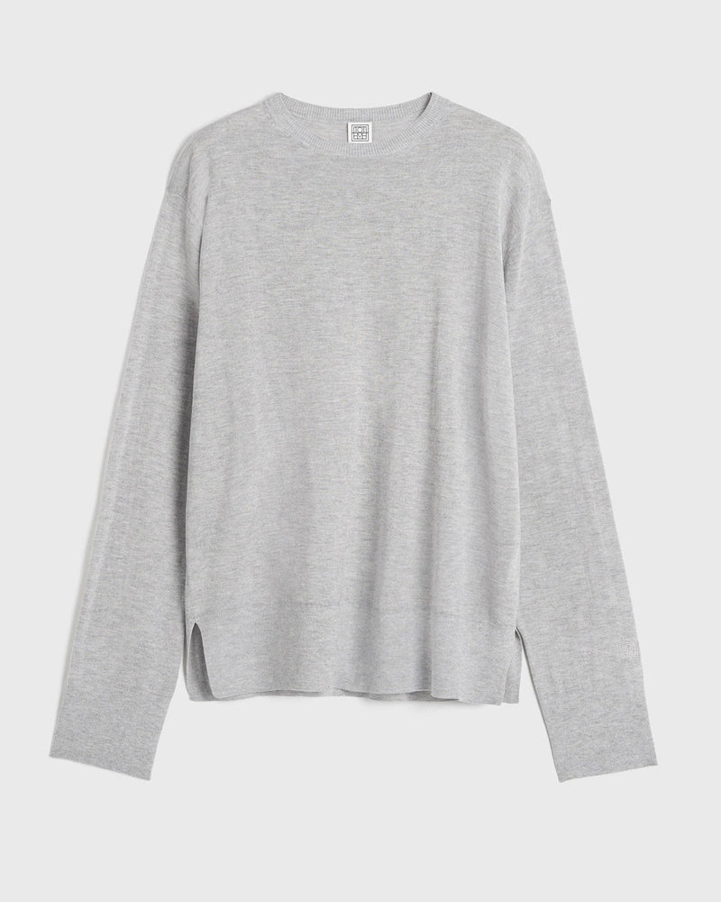 Crewneck Silk Cashmere Knit