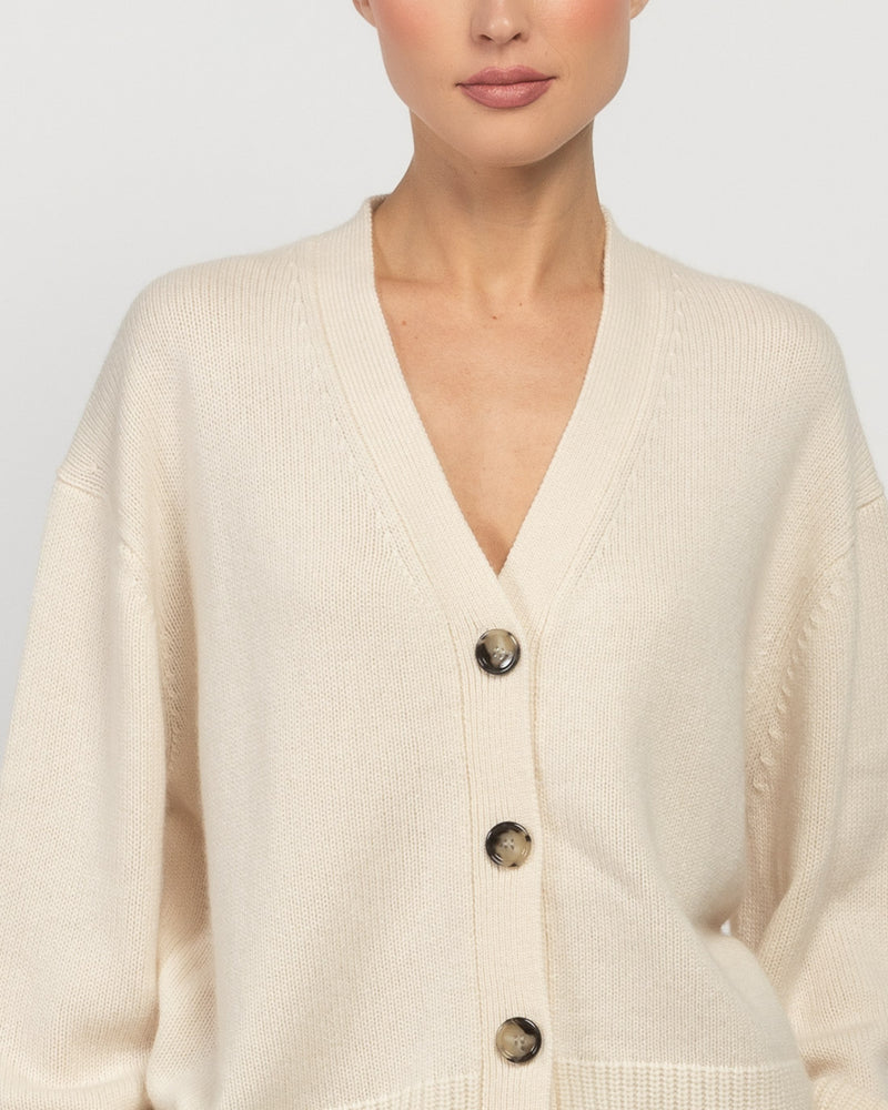 ALLUDE V Neck Cardigan TNT The New Trend Shop Luxury Fashion High End Designer Brands tntfashion