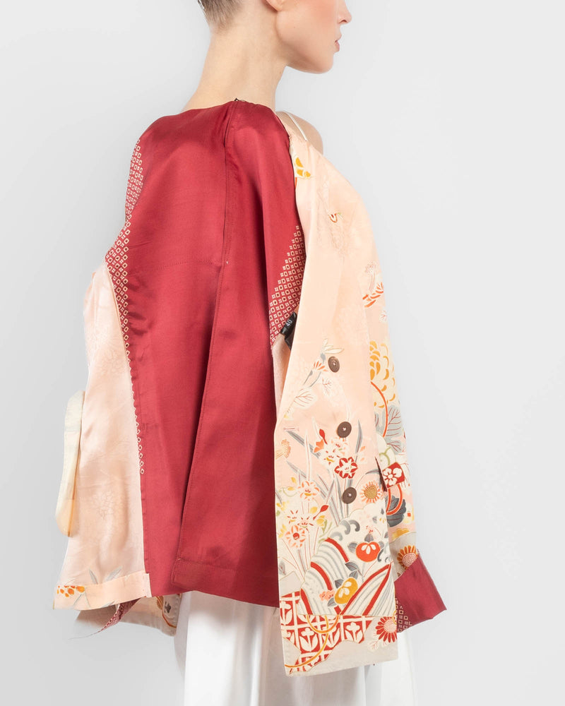Double-Breasted Traditional Kimono Jacket