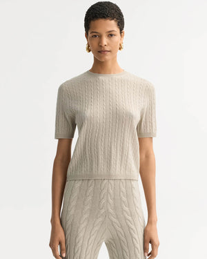 Cable Knit Top