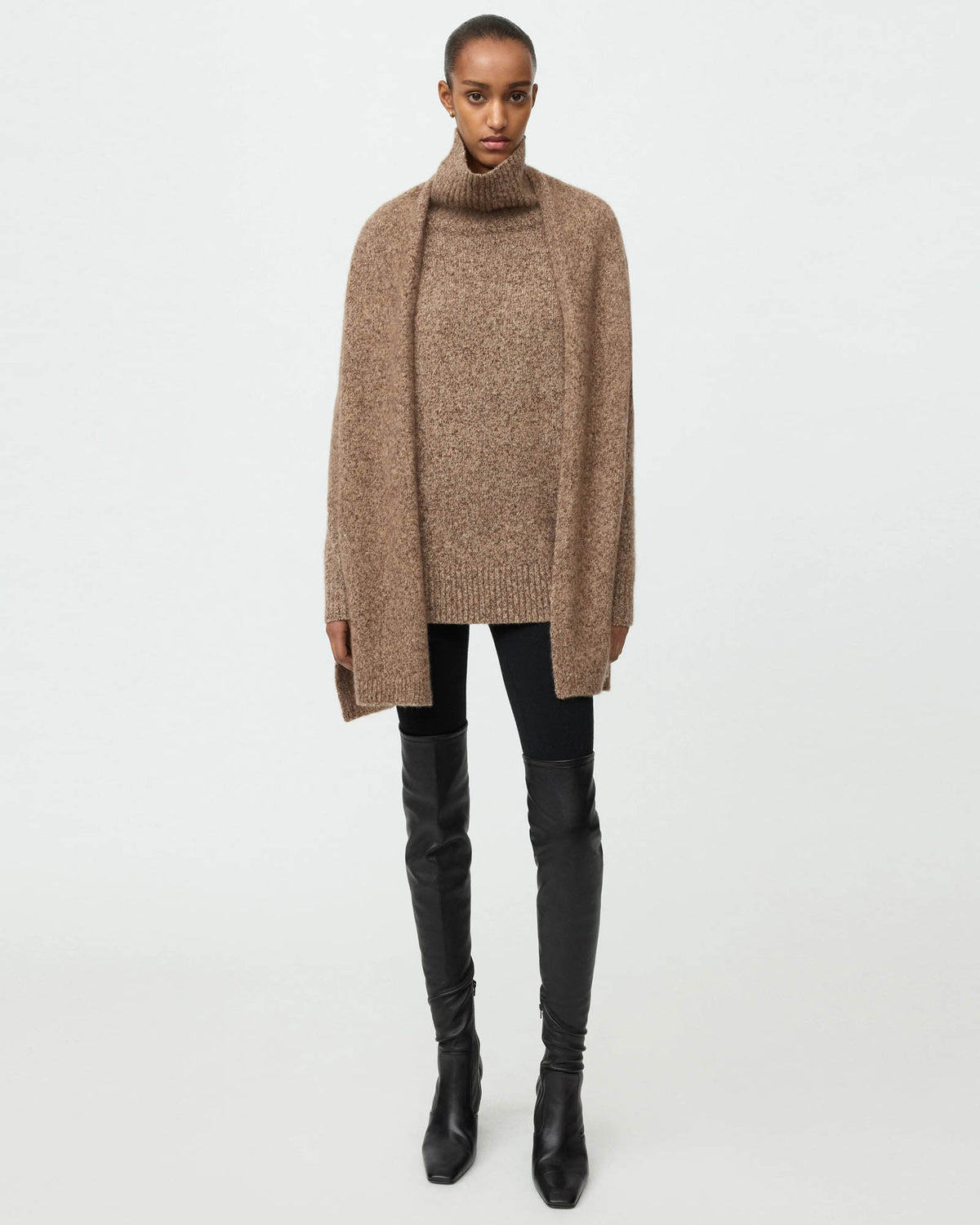 Marl Turtleneck