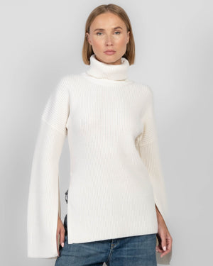Slit Sleeve Sweater