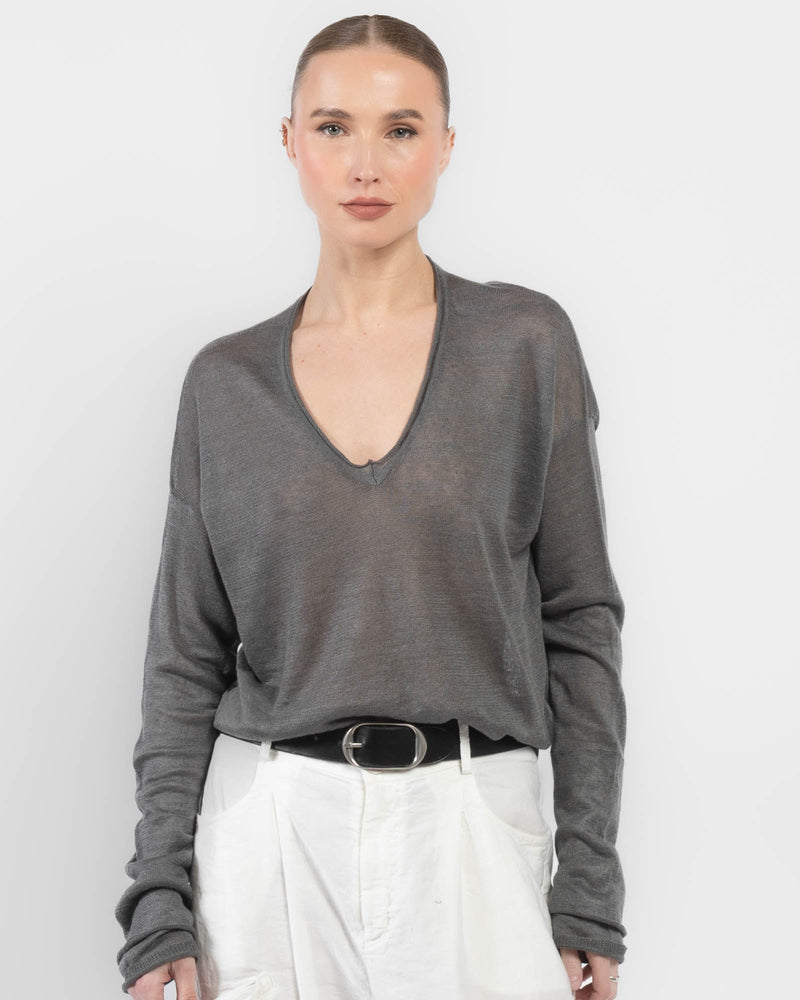 Over V-Neck Sweater
