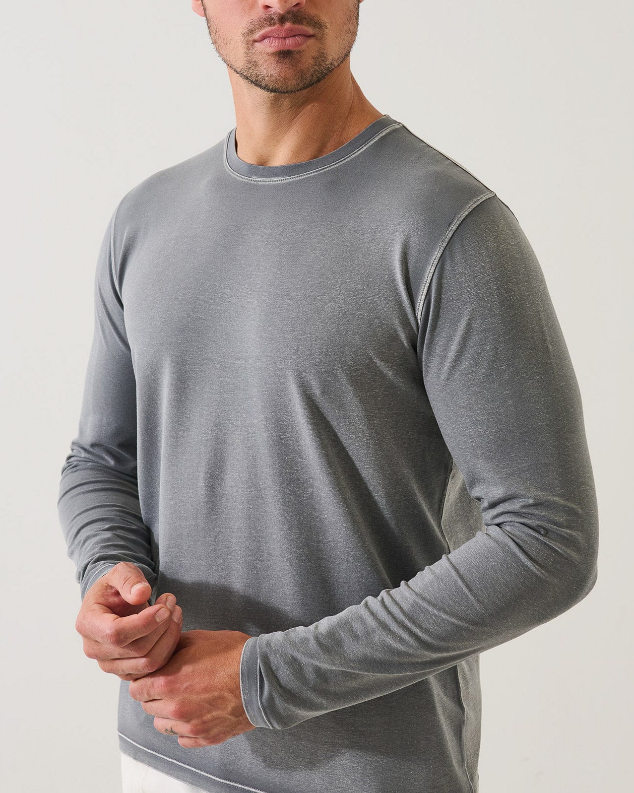 Pull ras du cou long vintage