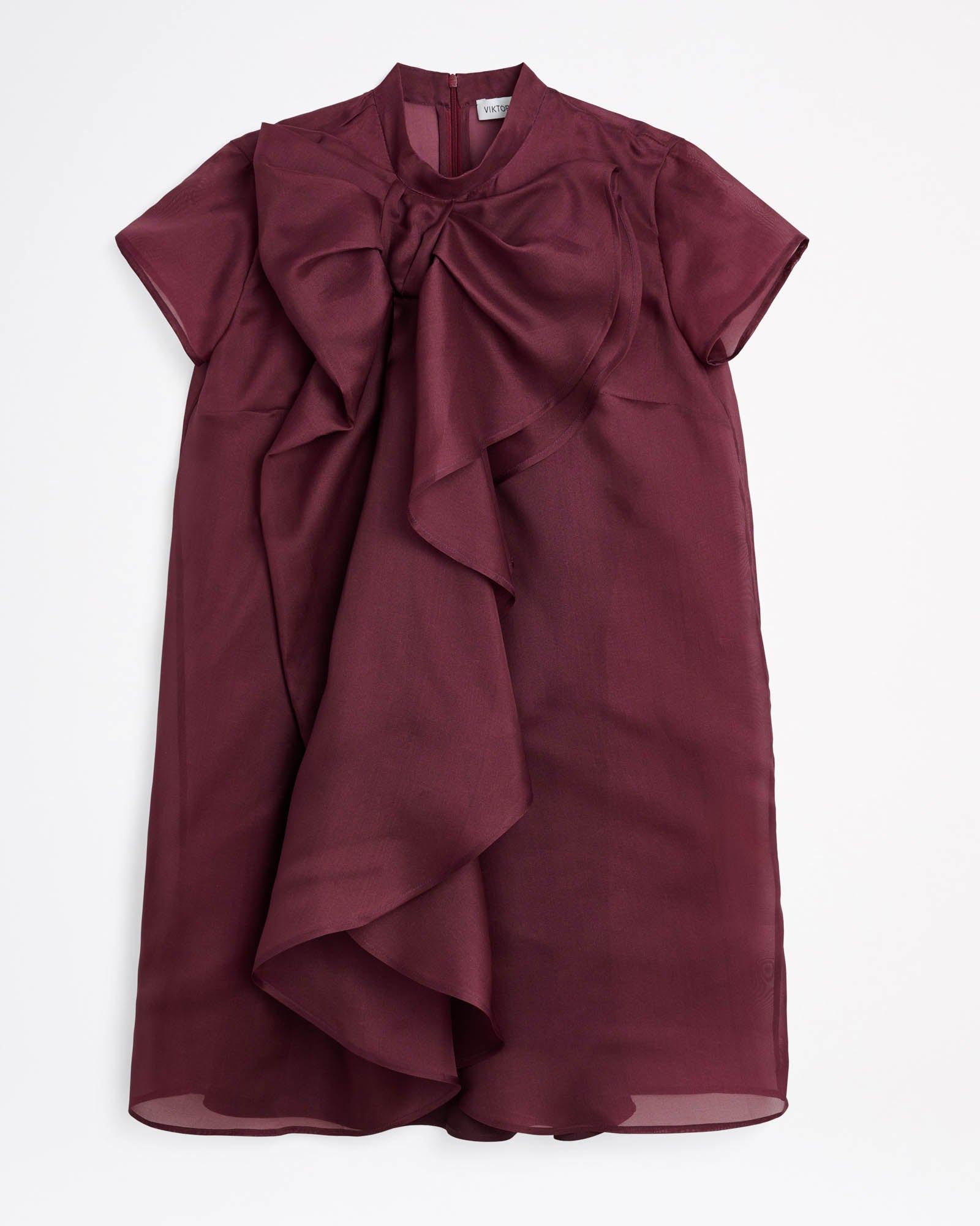 Robe volantée à nœud