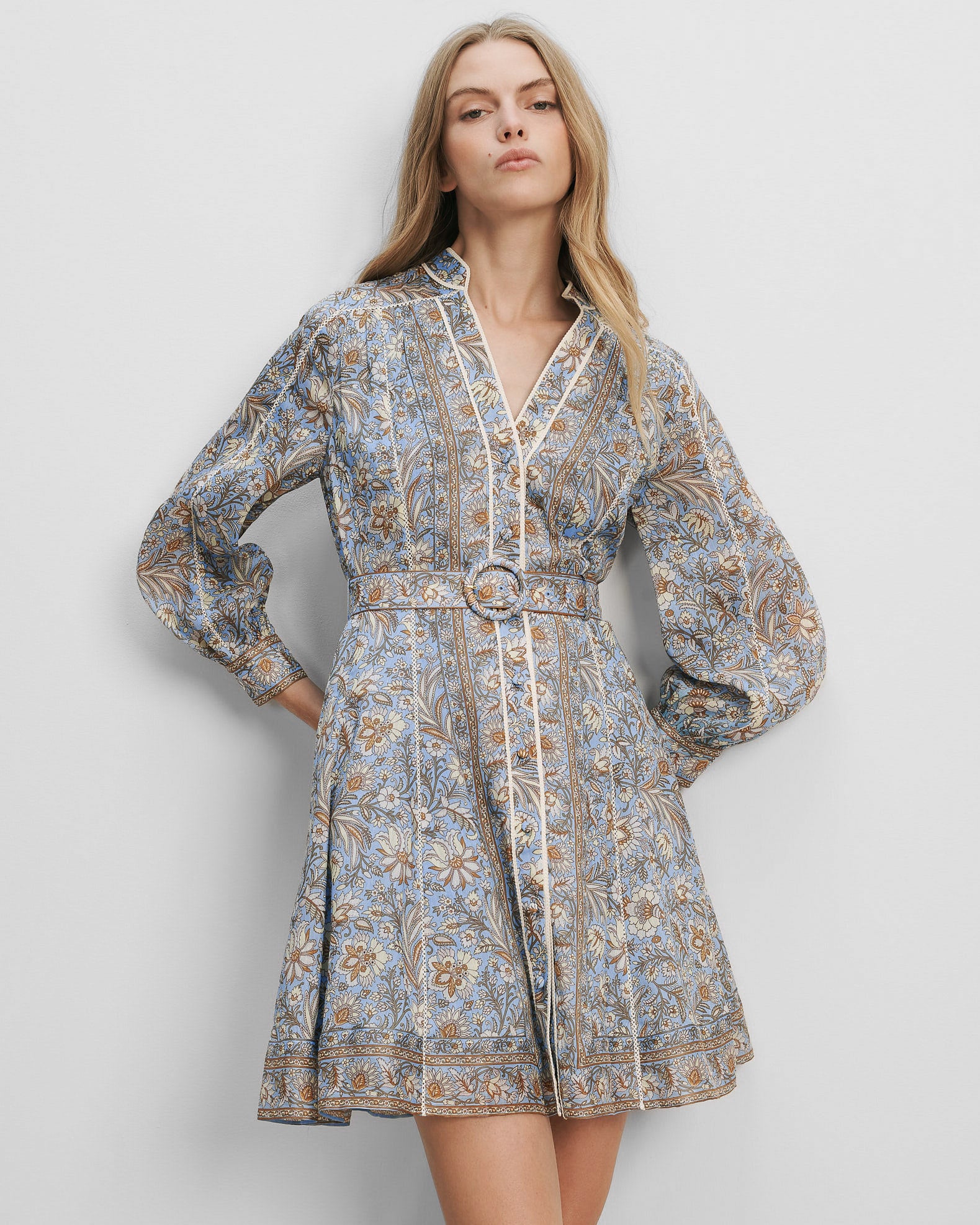 Kumar Belted Mini Dress
