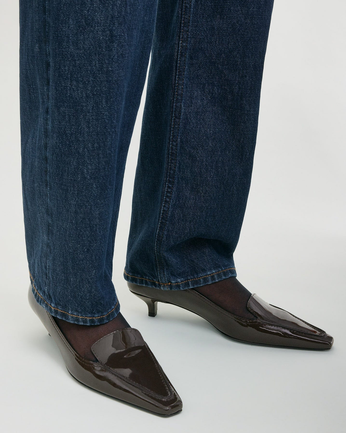 Patent Loafer Pumps