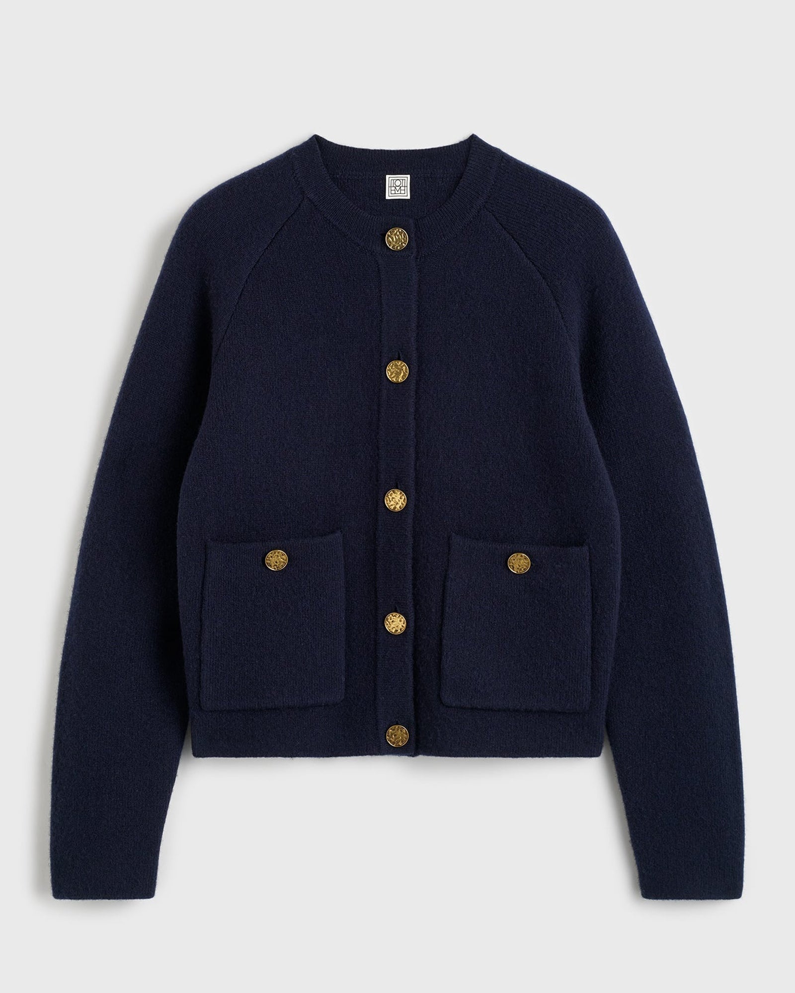Hammered Button Cardigan