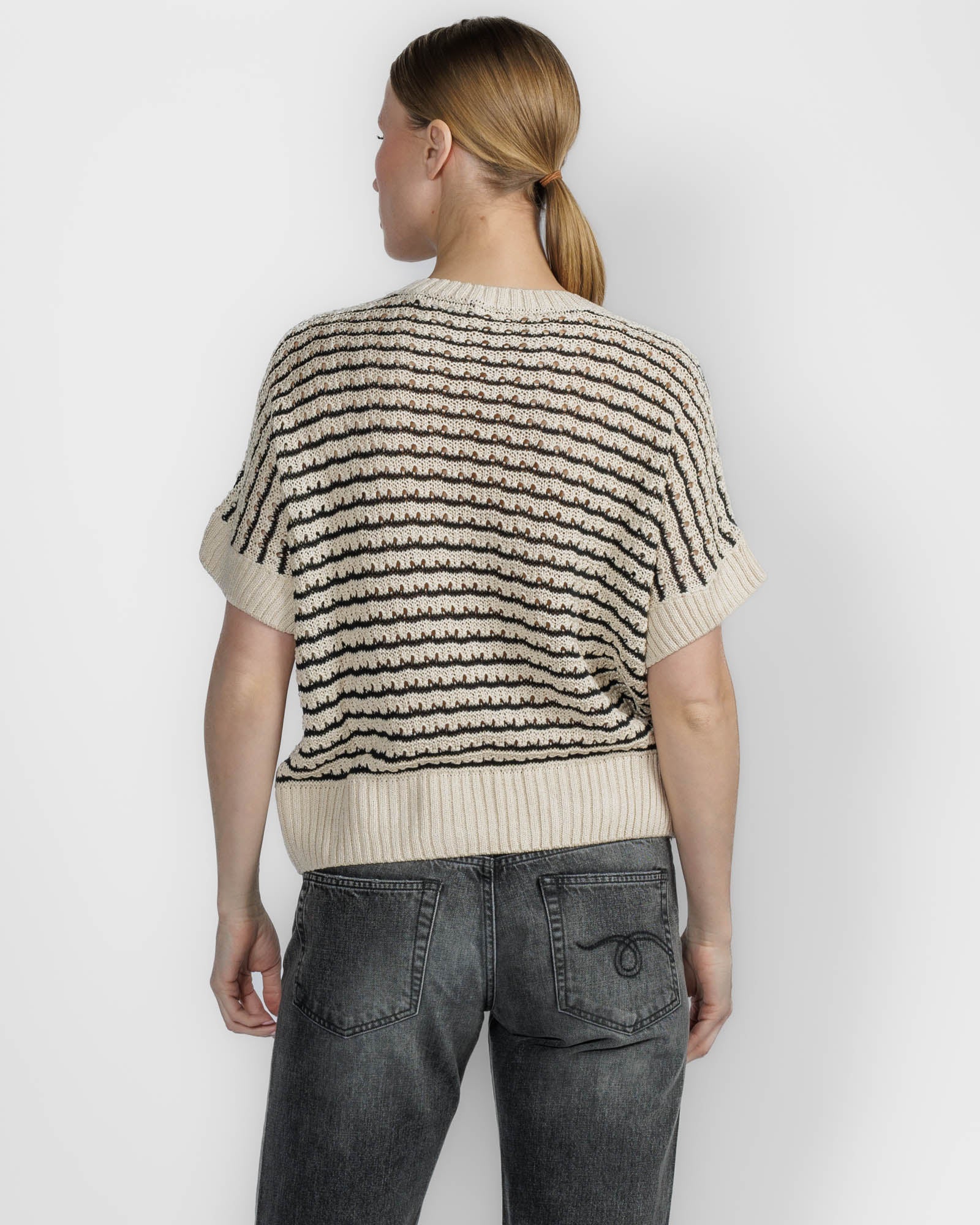 Stripe Crewneck