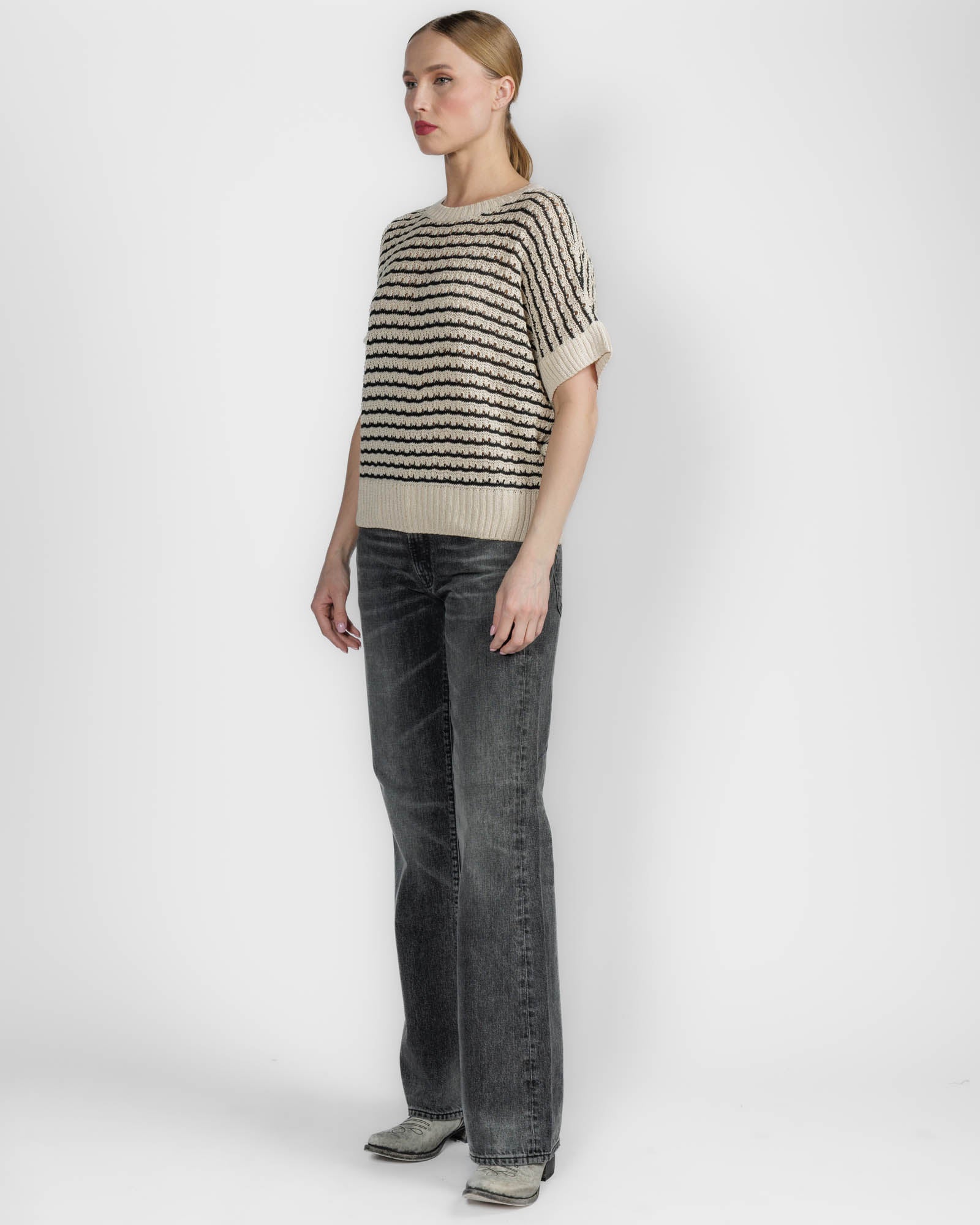 Stripe Crewneck