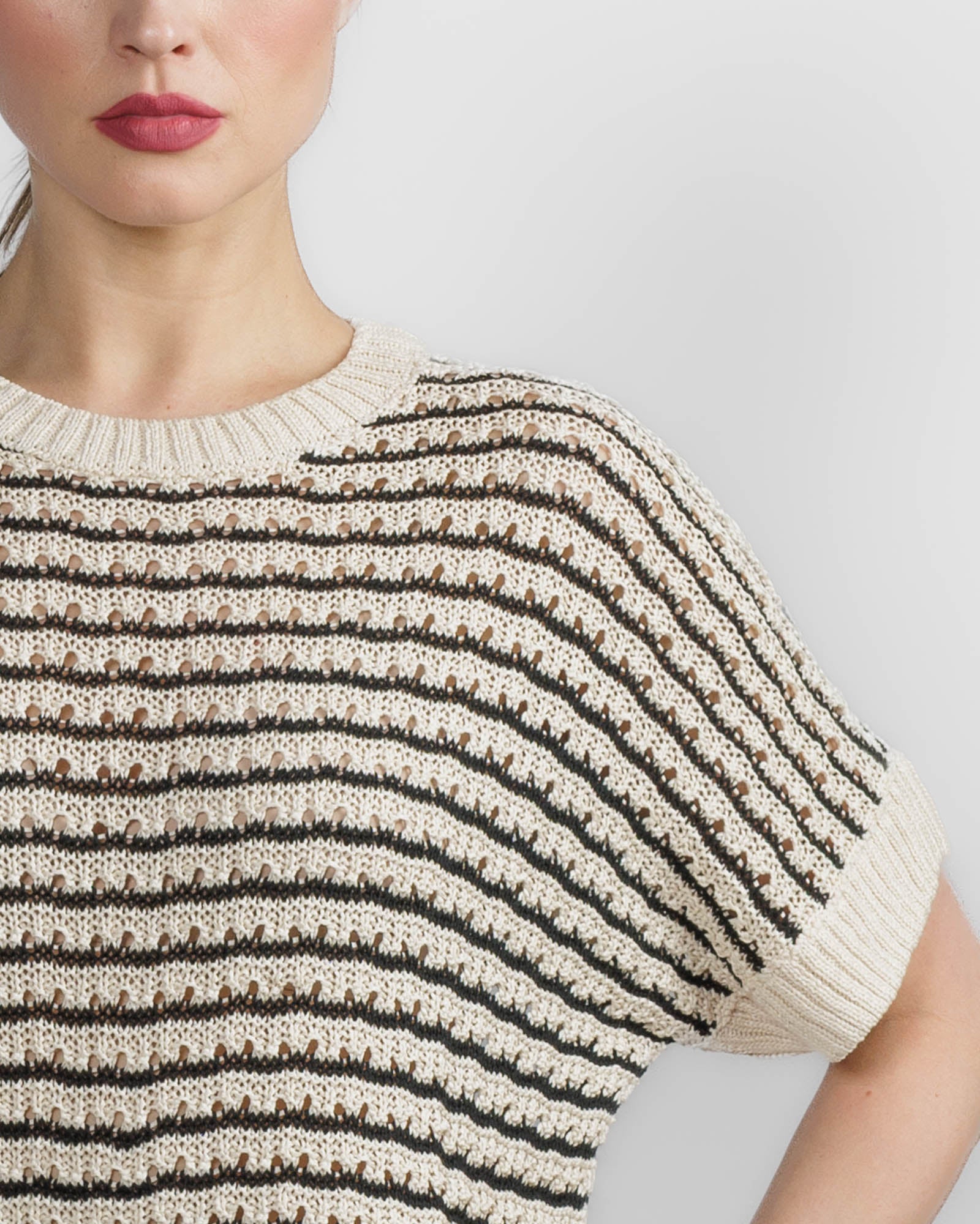 Stripe Crewneck
