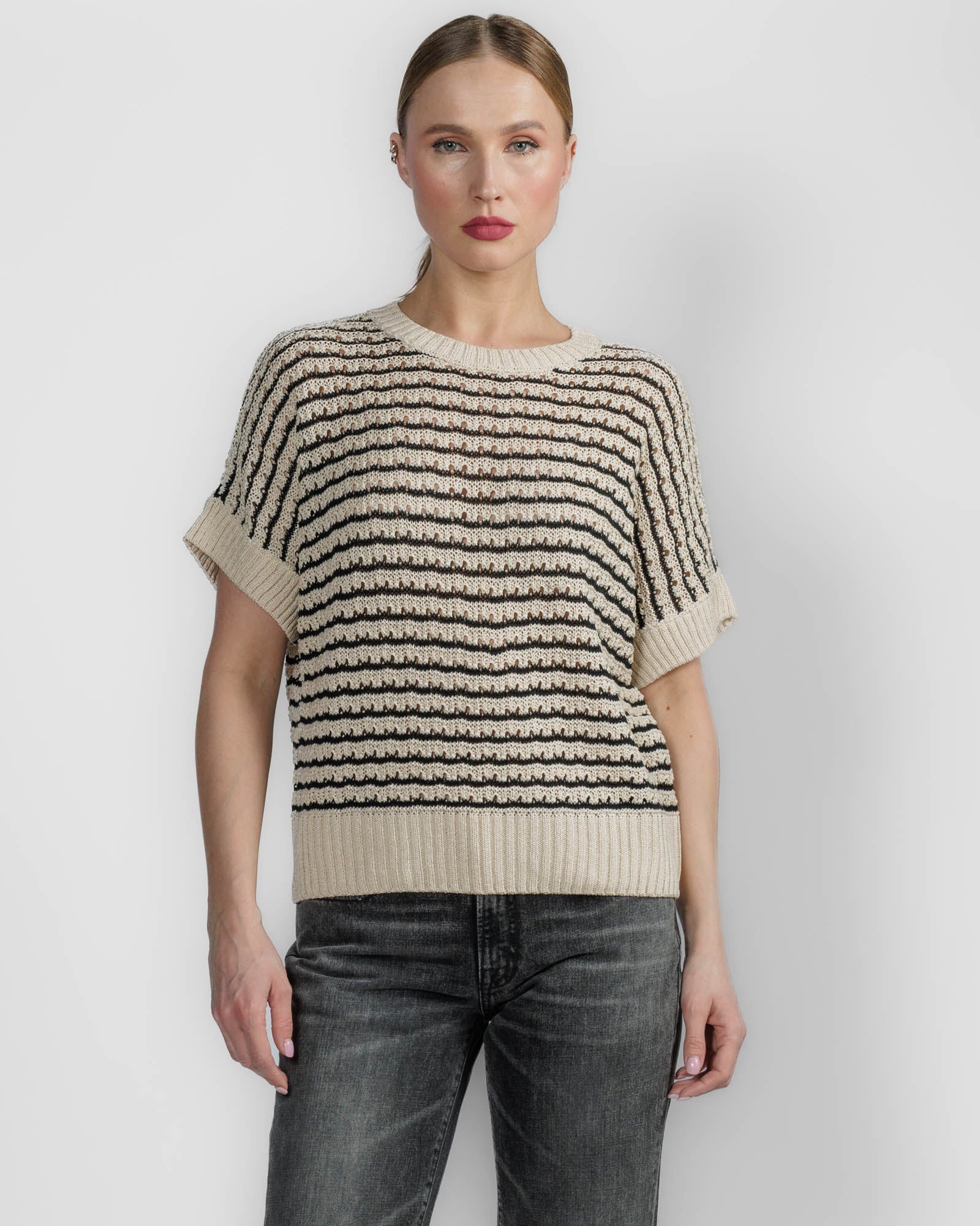 Stripe Crewneck