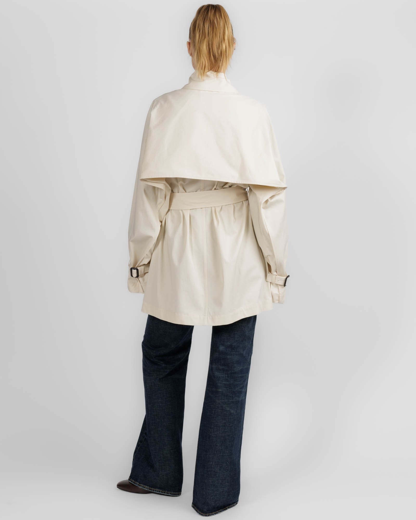 Washed Trench Coat